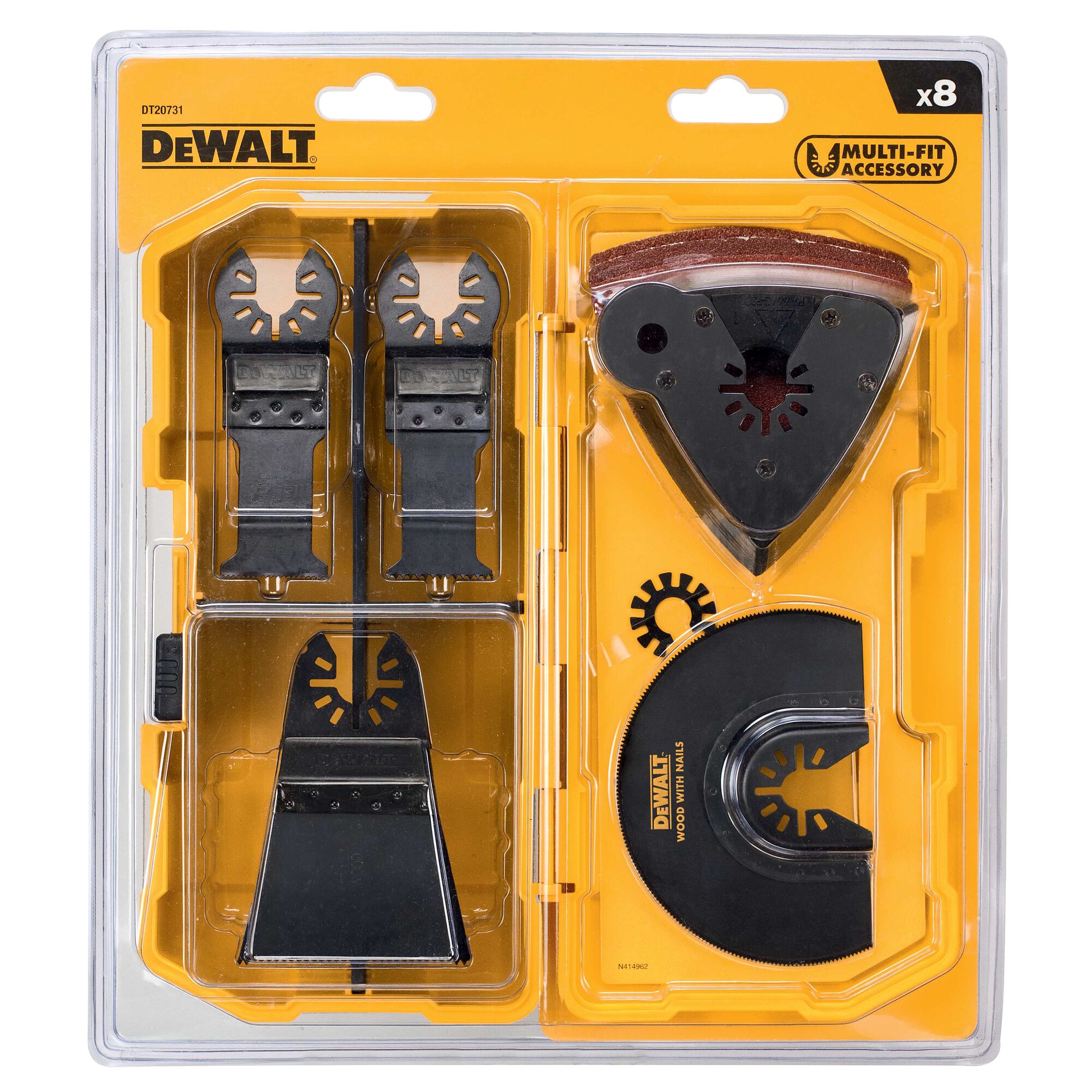 CS Multitool 8 piece accessory kit for cutting and sanding